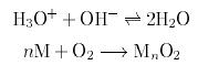 Equations de réaction